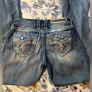 Rock Revival Faded Blue Jeans